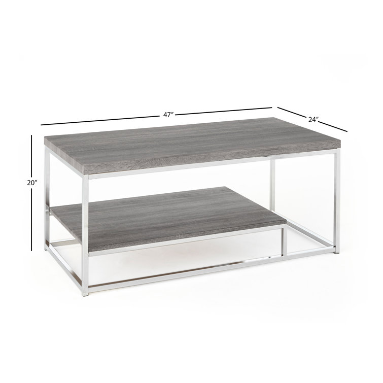 Philippos frame coffee table with deals storage